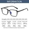 Men Women Reading Glasses Anti-Blue Light Optical Spectacle Eyeglass Square Eyeglasses Office Hyperopia Glasses Glasses +100 400