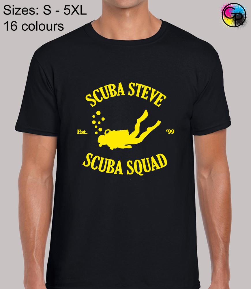 Scuba Steve Scuba Squad Comedy Movie Film Inspired Novelty Regular Men's T-Shirt