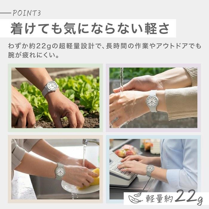 [Citizen Q&Q] Analog Solar Watch 100m Water Resistance Urethane Band E04A-004VK Men's Gray