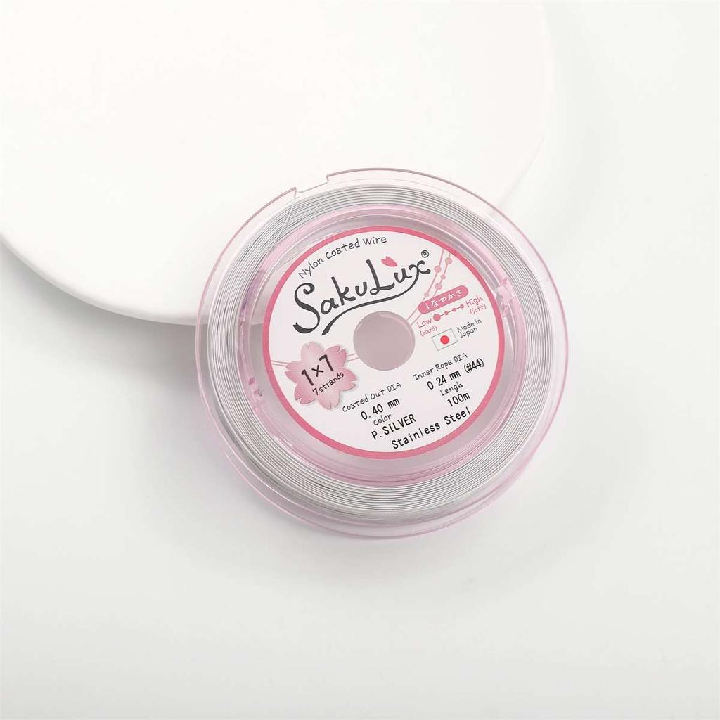 Fil d'acier souple flexible, 1 mètre, 0.3-0.6mm, 7 lignes pour collier de perles, Bracelet, accessoires de fabrication DIY
