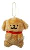 [Maltesisk] Maltesisk Plysj Maskot Nøkkelring (Sitter) [Offisiell] Nøkkelring valpeliv koreansk valp (Retriever)