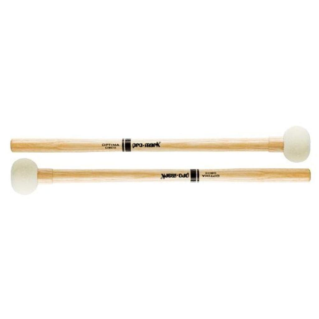 PROMARK Marching Bass Drum Mallet, 1 34" Head - Best for 22-26" Drums (OBD3)