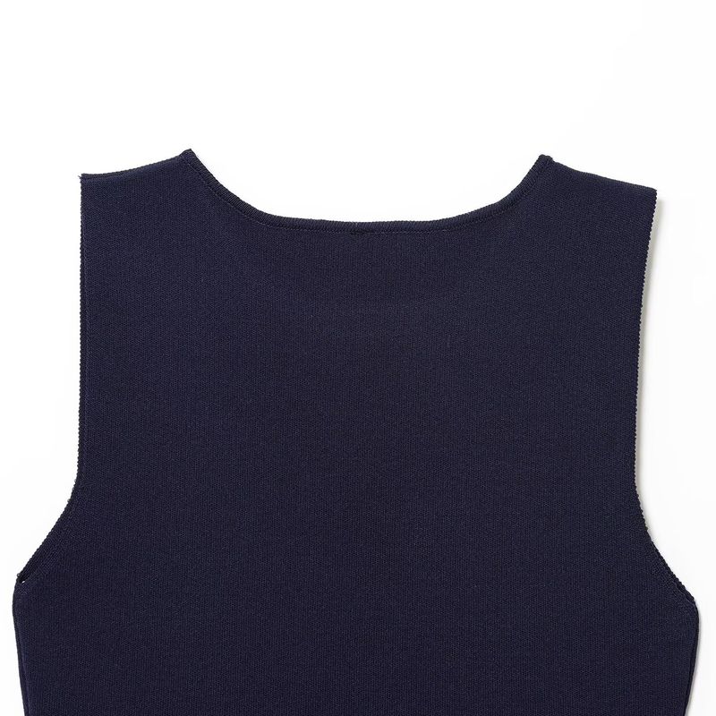 Kaslead New Women Clothes Western Style Fashion Simple Knitted Patchwork Long Dress 4192034