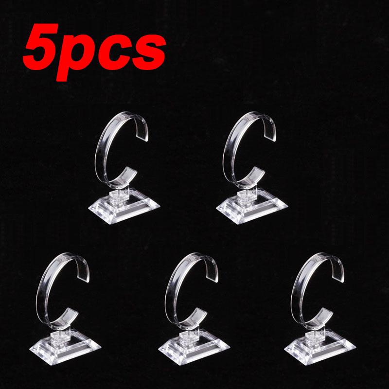 New 5/10PCS Transparent Watch Display Watch Stand Storage Box Watch Bracelet Display Props SSH11