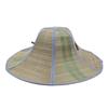 Foldable Straw Hat Fishing Sun Cap Men Women Hiking Travel Camping Sun Hats Drawstring Wide Brim Rattan Hat