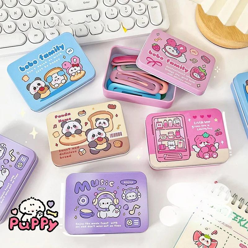 Pudełko z kreskówek z blachy, słodkie cukierki z blachy, pudełko do przechowywania biżuterii, kreatywne pudełko na prezent, pudełko na cukierki