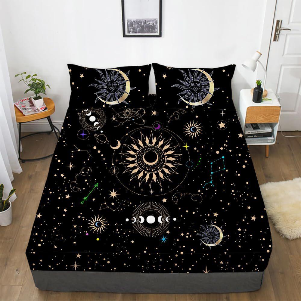 Gamepad Pattern Mattress Three-Piece Digital Printing Mattress Bedding Set Adult Children