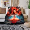 Hot Netflix Movie Stranger Things Blankets for Beds Soft Flannel Blanket Queen Size Home Decor Bedding Cover Kids Gift Picnic