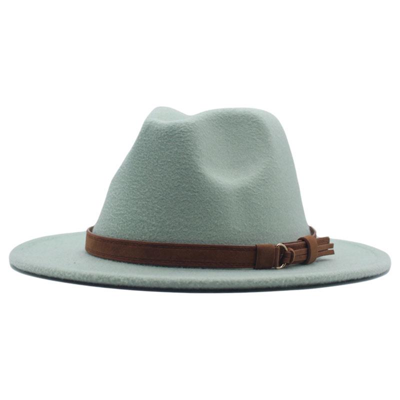 Women's Retro Wool Fedora Hat - Autumn/Winter British Style Bowler with Trendy Design