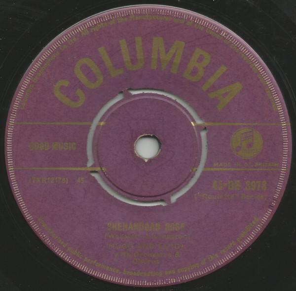 7inch Record HUGO & LUIGI - Shenandoah Rose / Rockabilly Party 45DB3978 COLUMBIA 1957 UK Rock Used