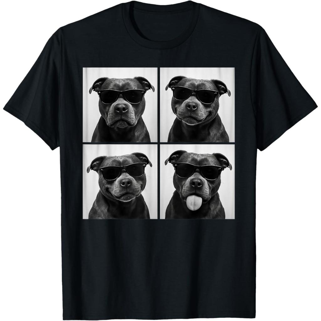 Anatomy of A Staffy Staffordshire Bull Terrier Dog T Shirts Men Women Cotton Humor Streetwear Short Sleeve Unisex Loose Clothing