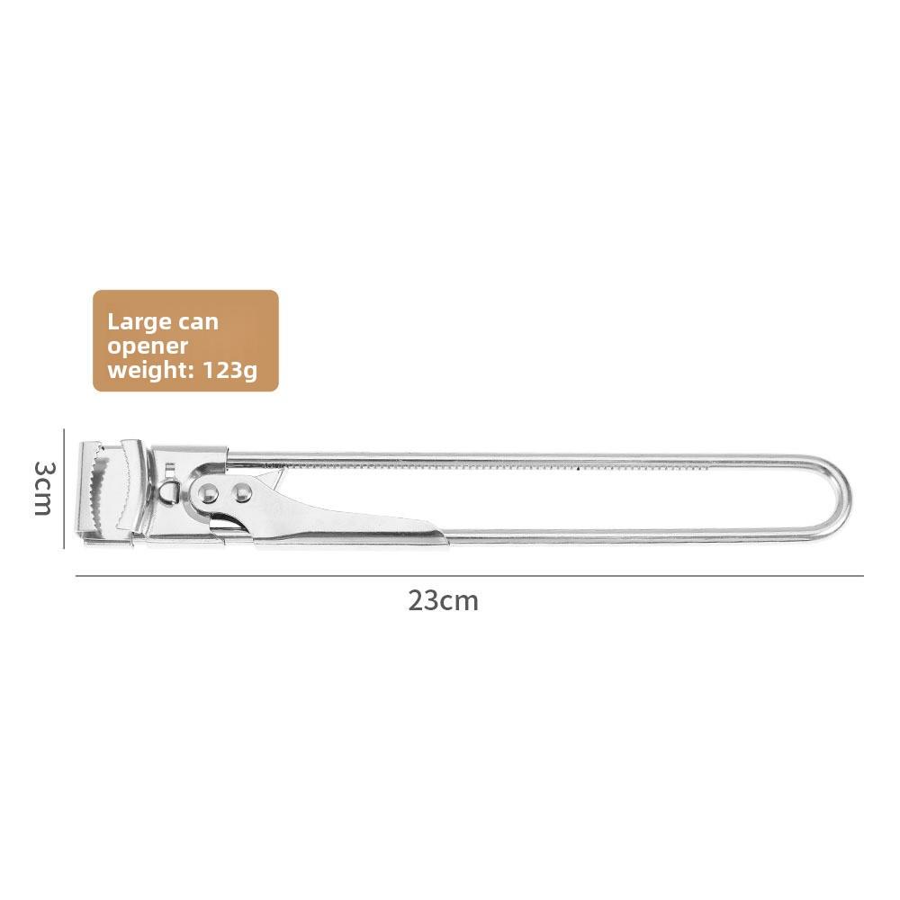 

New stainless steel adjustable jar opener, creative kitchen tool for opening jars and jams, multifunctional bottle opener Lengthened срібний