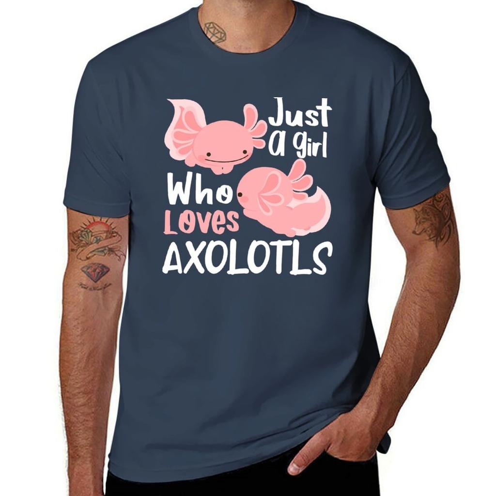 Axolotl Kawaii Just a Girl Who Loves Axolotls TShirt AntiPerspiration Workout Top