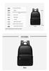Premium Cowhide Leather Business Backpack: Unisex Design for Work, Travel, and Commuting