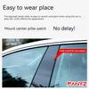 4Pcs Car Door Window Pillar Posts Trim Covers Sticker for Porsche Panamera 2009 2010 2011 2012 2013 2014 2015 2016 BC Column