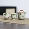 Hand-painted Chinese Ceramic Travel Kung Fu Tea Set