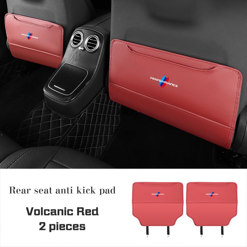 Car Seat Back Anti Kick Pad PU Leather Protective Cover For BMW X1 X2 X3 X5 X4 X6 X7 1 3 5 7 Series F40 F30 E60 E90 G20 G30 F48 rlpf46