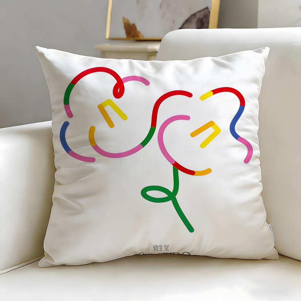 classic skincare brand Shiseido Cushion Cover Soft & Easy-Wash Pillow Case – Versatile for Couch, Bed, Travel and Office