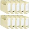 Kokuyo File Box, D Type, Storage Width 94 mm, A4, 10 Pcs, Yellow
