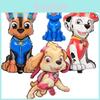Vibrant Paw Balloon Set Featuring Marshall Chase And Skye For Memorable Birthday Celebrations