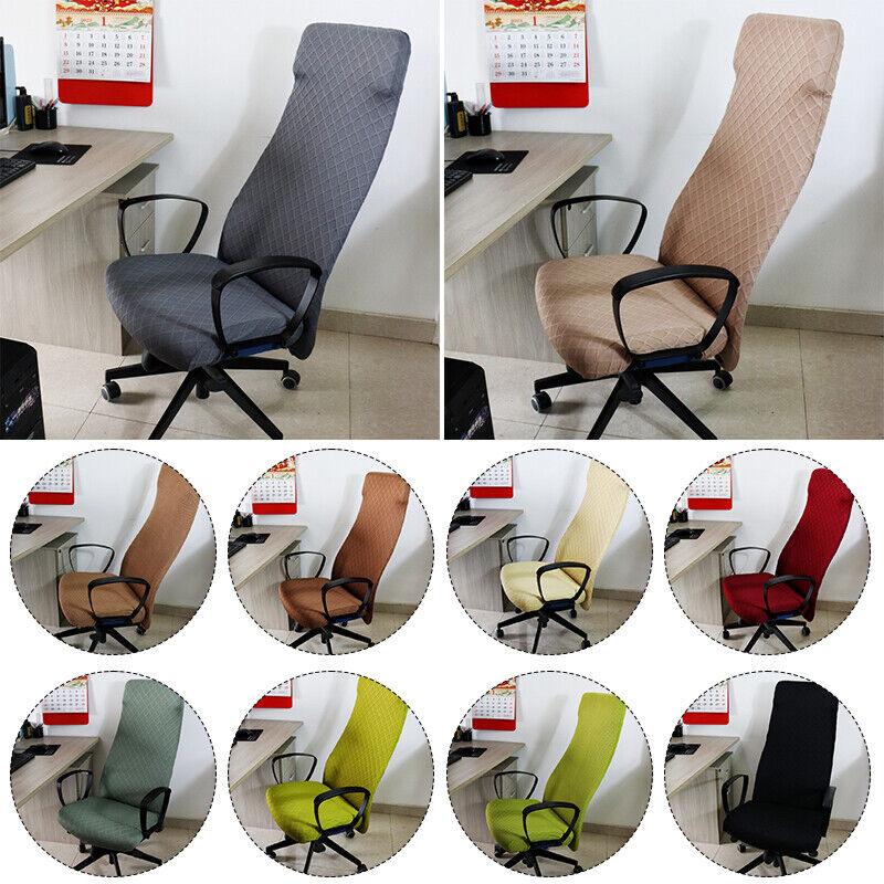 Stretch Computer Chair Cover Home Office Chair Cover Dustproof Swivel Chair Cover Slipcover Armchair Protector Gaming Chair Case