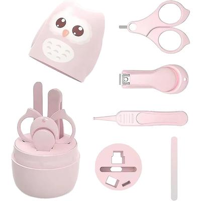 4 teile/satz Infant Nagel Scher Neugeborenen Nagel Messer Set kinder Sicherheit Schere Anti-clip Fleisch Nagel Krawatte Set