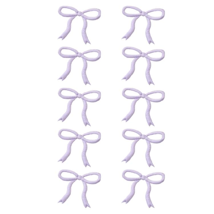 Attachable Polyester Bows Applique For Clothing Accessories DIY Hair Decors Fabric Craft Supplies Design