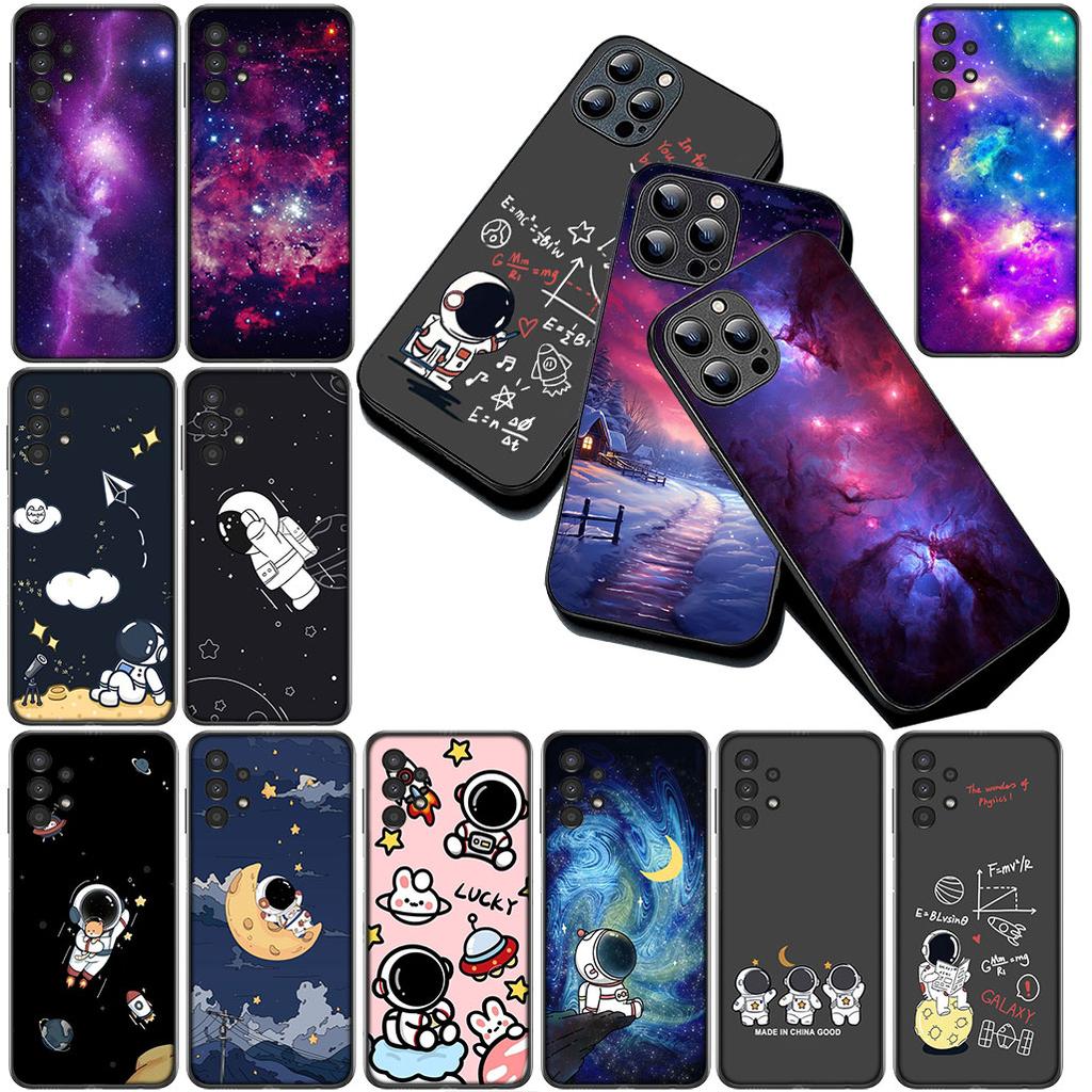 for Samsung Galaxy S20 S22 S21 FE Ultra Plus A07 A17 A15 A16 A25 A57 A37 Phone Cover Case Universe Galaxy Moon Astronaut Stars