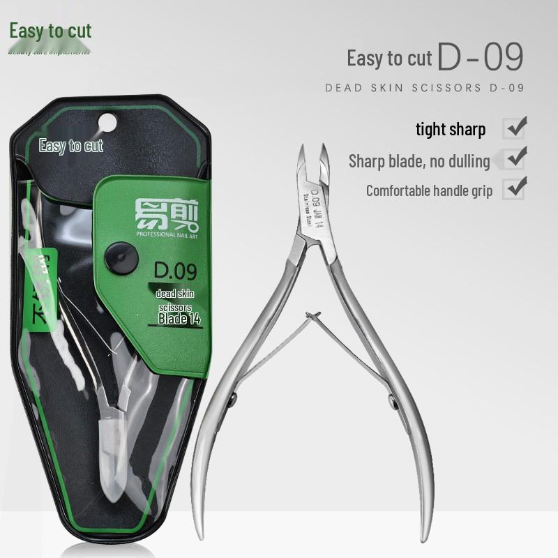 Easy Cut Silver Stainless Steel Cuticle Nippers S.777: Precision Nail Clippers for Manicure and Hangnail Removal