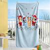 Fox Forest Night Beach Towel Super Soft & Absorbent Comfortable Lightweight Perfect for Traveling Yoga Camping and Swimming