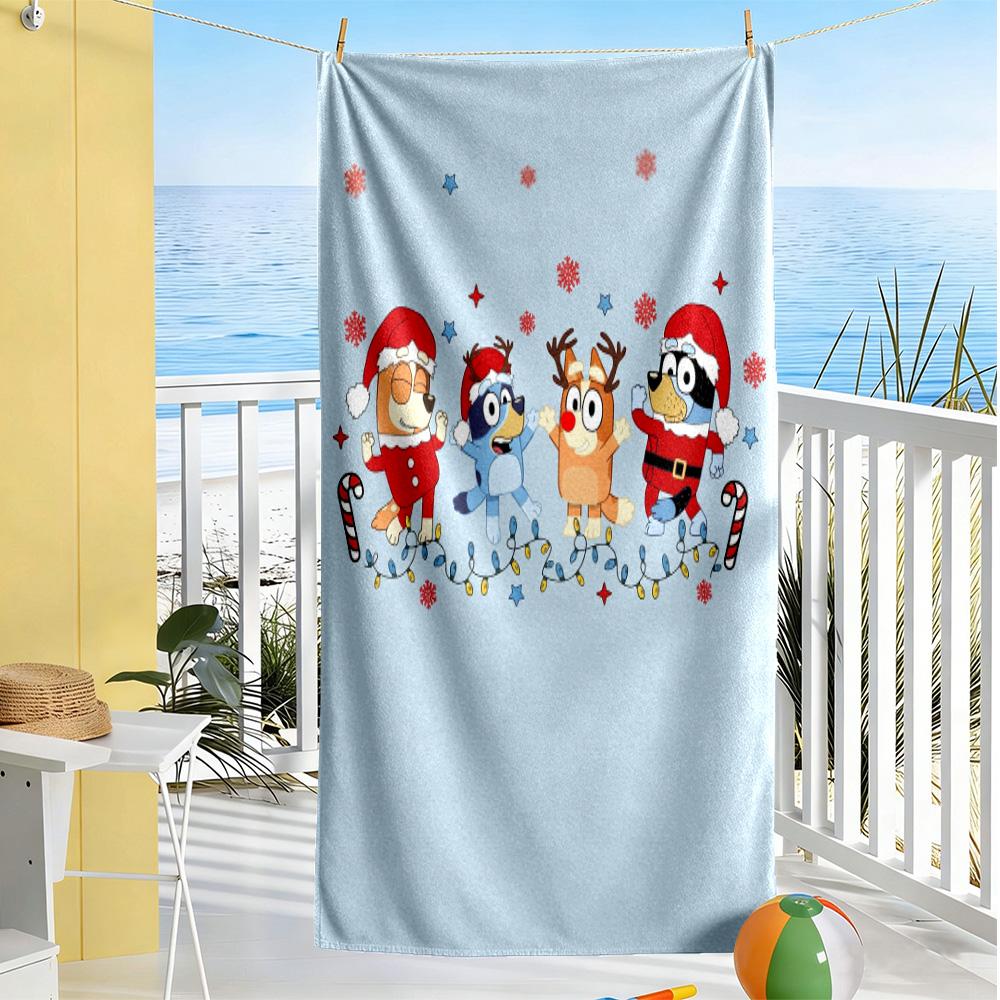 Fox Forest Night Beach Towel Super Soft & Absorbent Comfortable Lightweight Perfect for Traveling Yoga Camping and Swimming