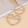 Elegant Round Zinc Alloy Hair Clip