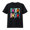 Ol Dirty Bastard Warhol Pop Art Rap T Shirt Colorful Portrait Print  Vintage Washed Slightly Stylish Breathable Homme Soft