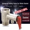 Haier Midea Smith Electric Water Heater Pressure Reducing and Relief Valve for Small Kitchen Boilers