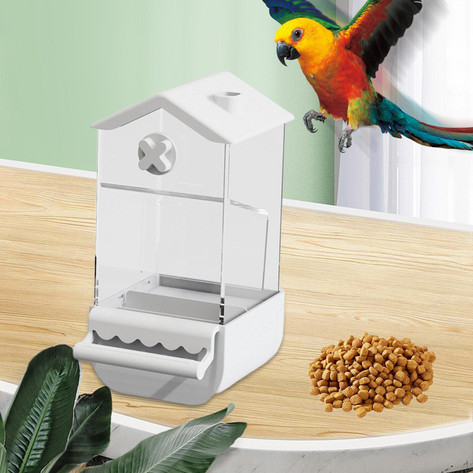 

Автоматическая кормушка, подвесная клетка для домашних животных, дозатор еды для кроликов white and roof