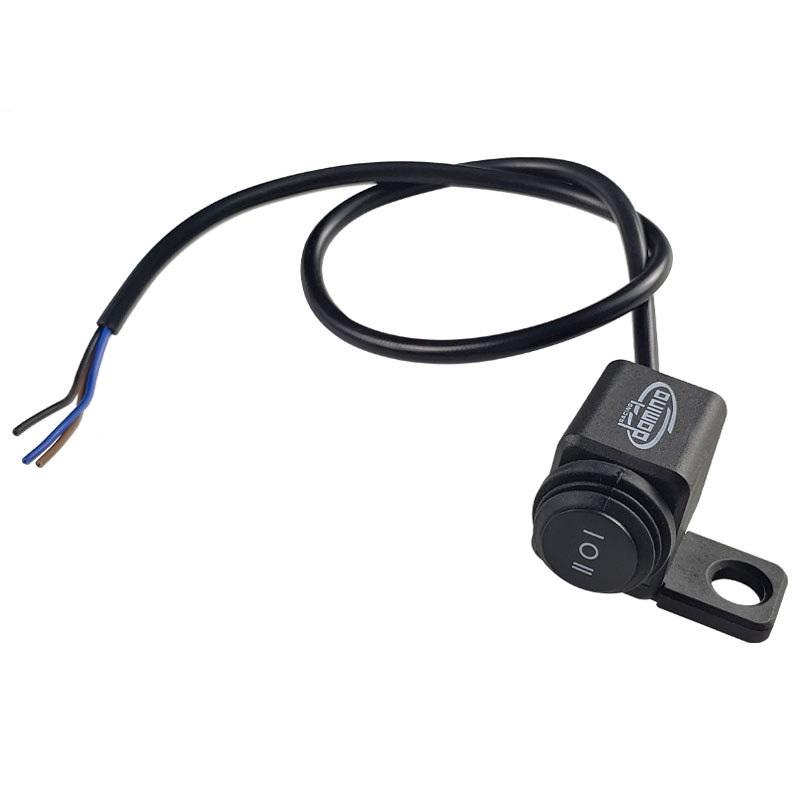 1 Set Motorrad Lenker Spiegel 3-Wege-Schalter Kunststoff Universal Moto Lichtregler Nebelsignale Scheinwerfer-Steuertaste