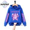 Kids Anime KPop Demon Hunters Hoodie Autumn Long Sleeve Sweatshirt Sportswear Cartoon Hoodies