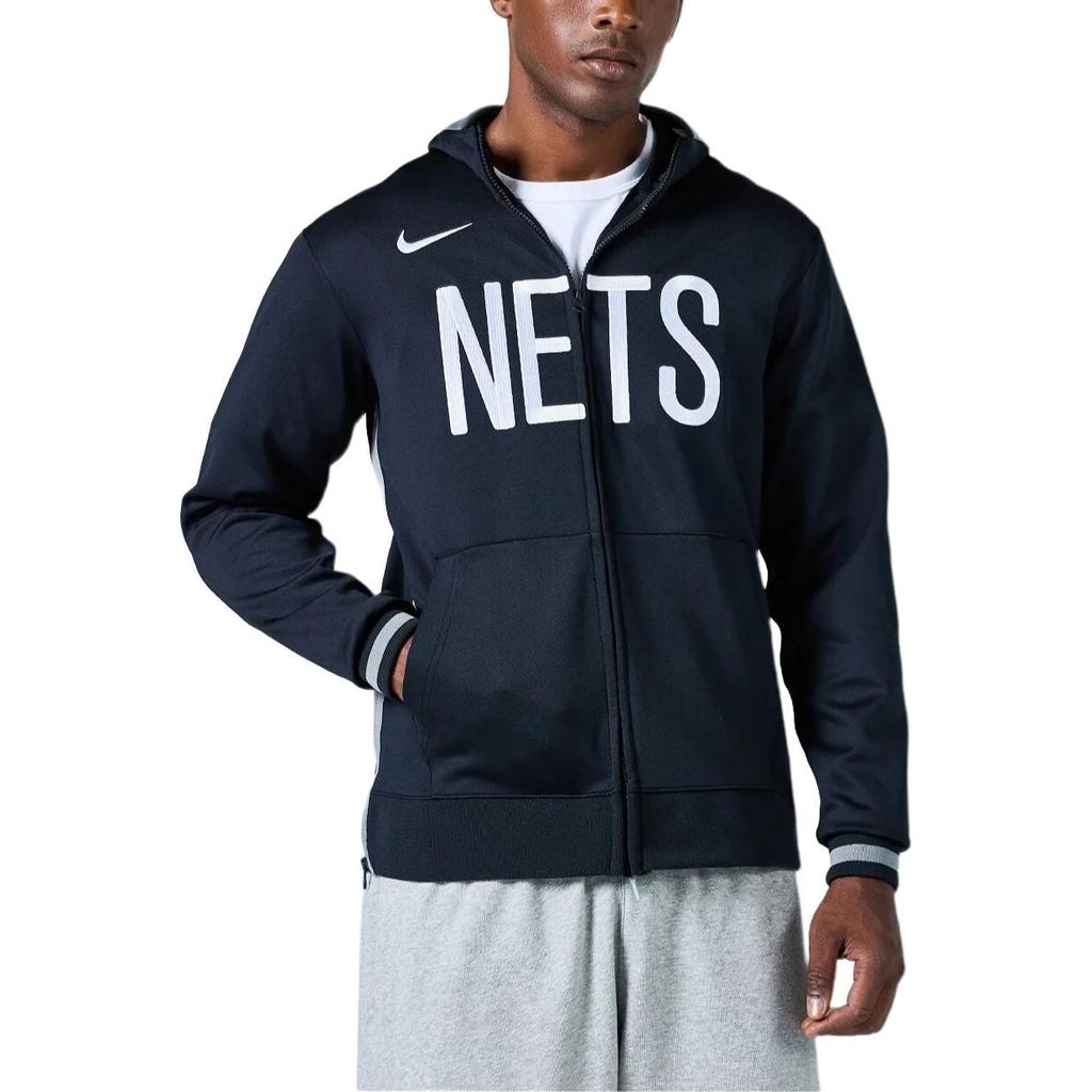 Nike Nba Brooklyn Nets Showtime Dri Fit Full Zip Hoodie DN7790-010