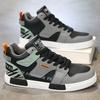 Men Shoes Sneakers High Top Mens Casual Shoes Luxury Breathable Men Walking Shoes Trend Leather Shoes for Men Running Shoes Male Footwear