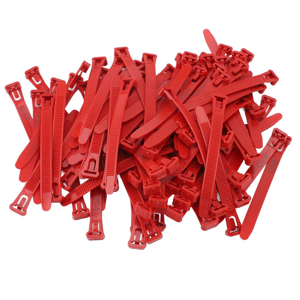 100pcs Chicken Leg Bands Adjustable Fadeless Numbered Poultry Identification Leg Tags for Duck