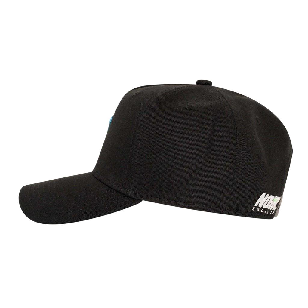 Societe Noir Mens Racer Logo Snapback Cap