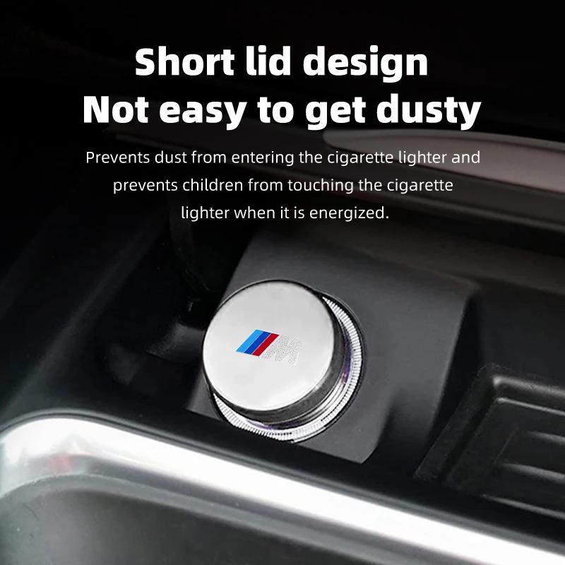 Car Sticker 2025 Hot Car Cigarette Lighter Dust Cover Dustproof Decoration Cap For BMW M M3 M4 M5 X1 X3 X5 X6 X7 E90 E70 F10 F20