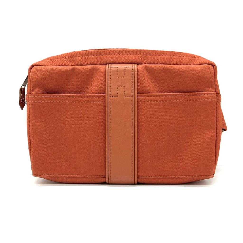 Used HERMESPochette Towal chevron/leather unisex