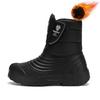 Men's WInter Warm Snow Boots Outdoor Waterproof Anti-Slip Ankle Booties With Faux Fur Lined Comfortable Mid-Calf Hiking Walking Boot Shoes for Men