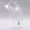 Simple Jewelry Display Stand for Necklace Pendant - Portrait Neck Jewelry Rack, Earring Storage Rack