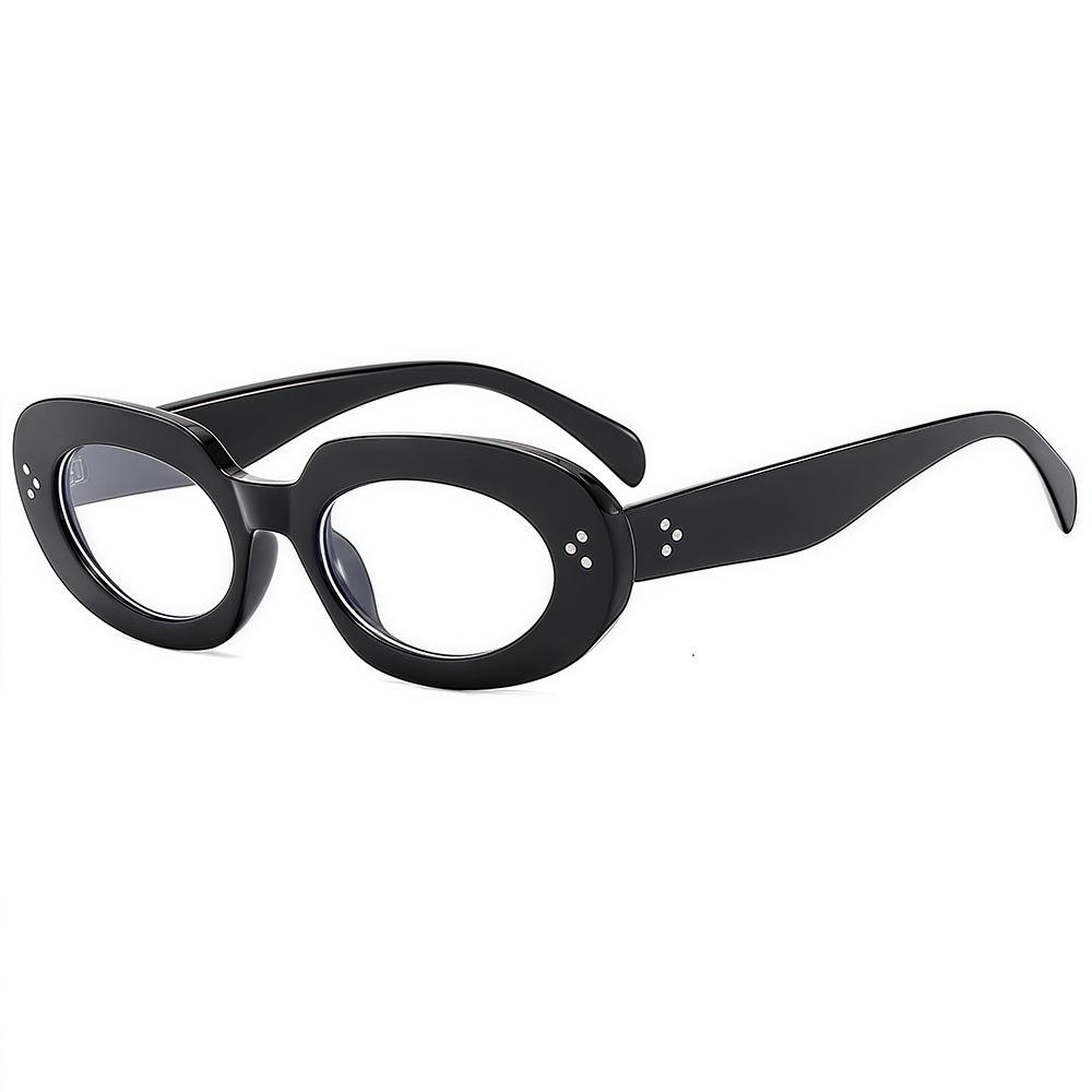 

JYL TS Sunglasses Ellipse Small Frame Rivet UV Street/ZN3880 B-837 шифер серый