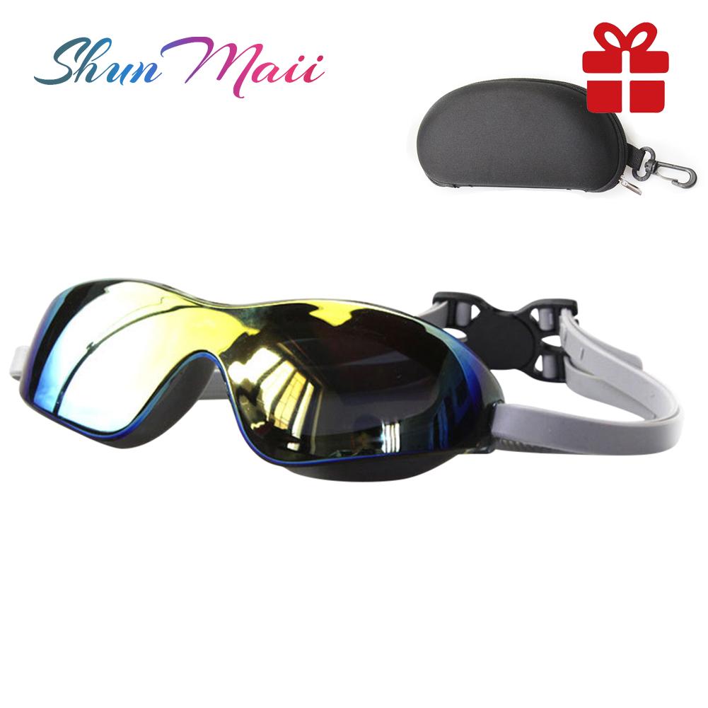 Swimming Goggles Professional Swim Glasses Adjustable Electroplate Diving Glasses No Leaking Swim Race Goggles for Women Men