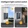 New Solar Wall Light, Smart Human Body Sensing LED Lamp, Waterproof Outdoor Courtyard Garden Decoration Lighting