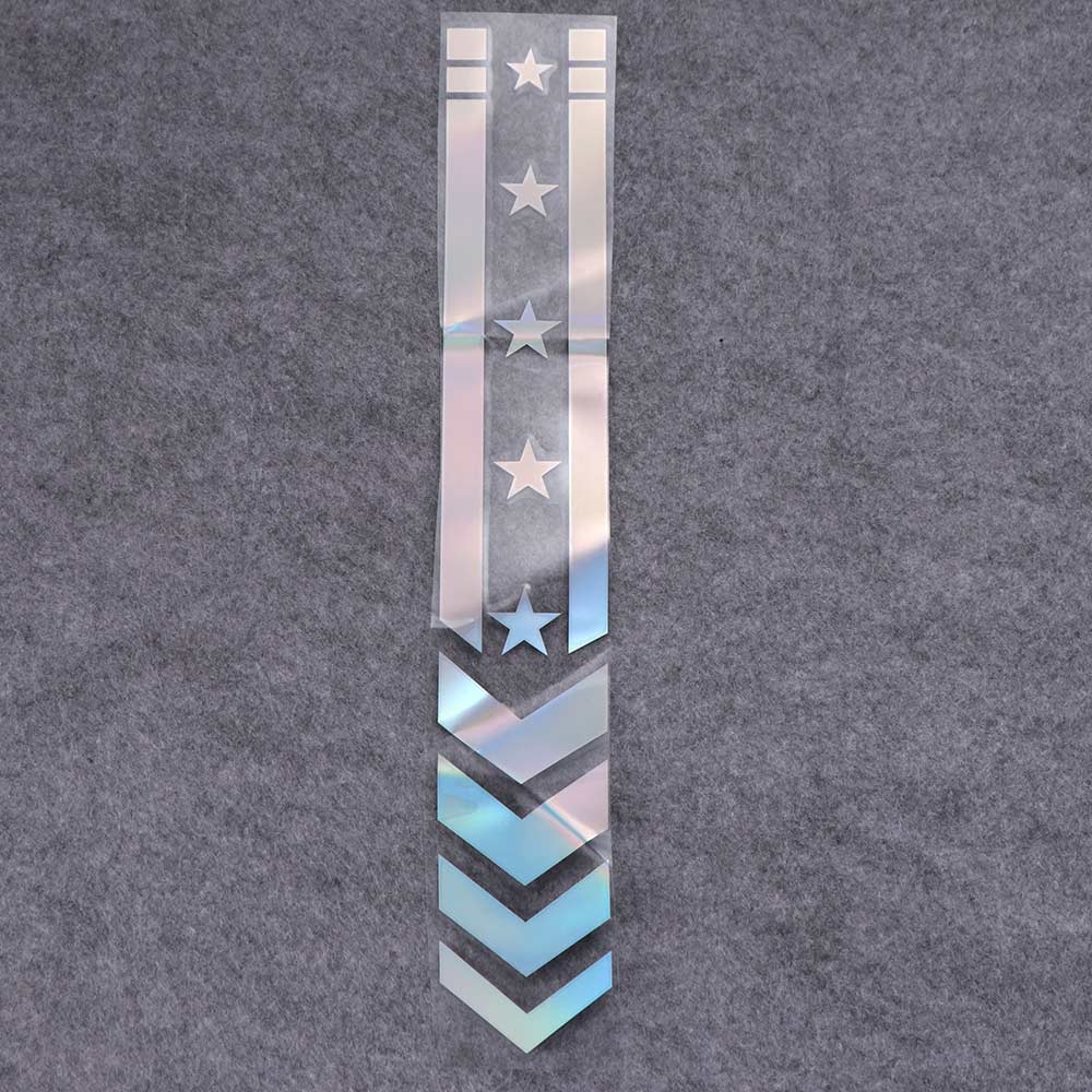 Striped Reflective Stickers Fender Tape Stickers Safety Warning Tape Motorcycle Fender Stickers