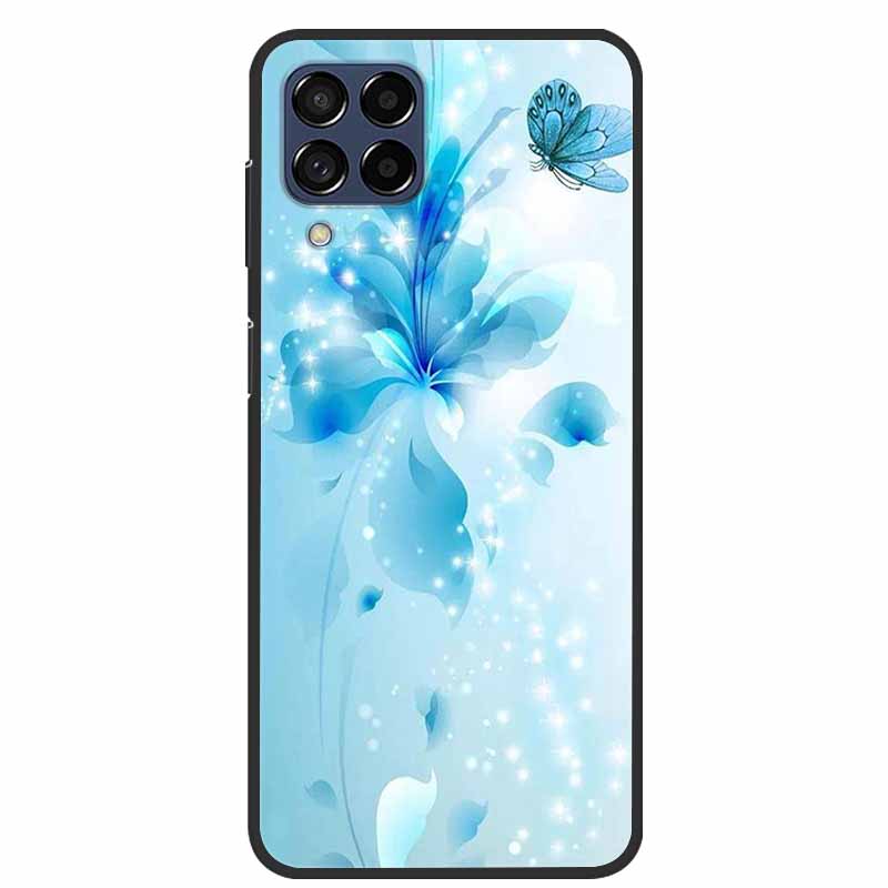 Für Samsung Quantum3 Hülle Blumen TPU Weiches Silikon Rückabdeckung Handyhülle Für Samsung Galaxy Quantum 3 5G Hülle SM-M536S Funda
